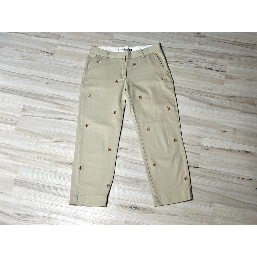 Campus Chinos Florida State University FSU Seminoles Khaki Pants Size 4 Women